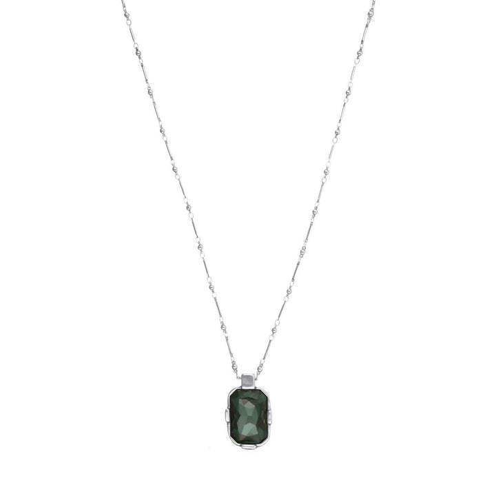 UNOde50 Presagio Silver Plated Necklace COL2082VRDMTL