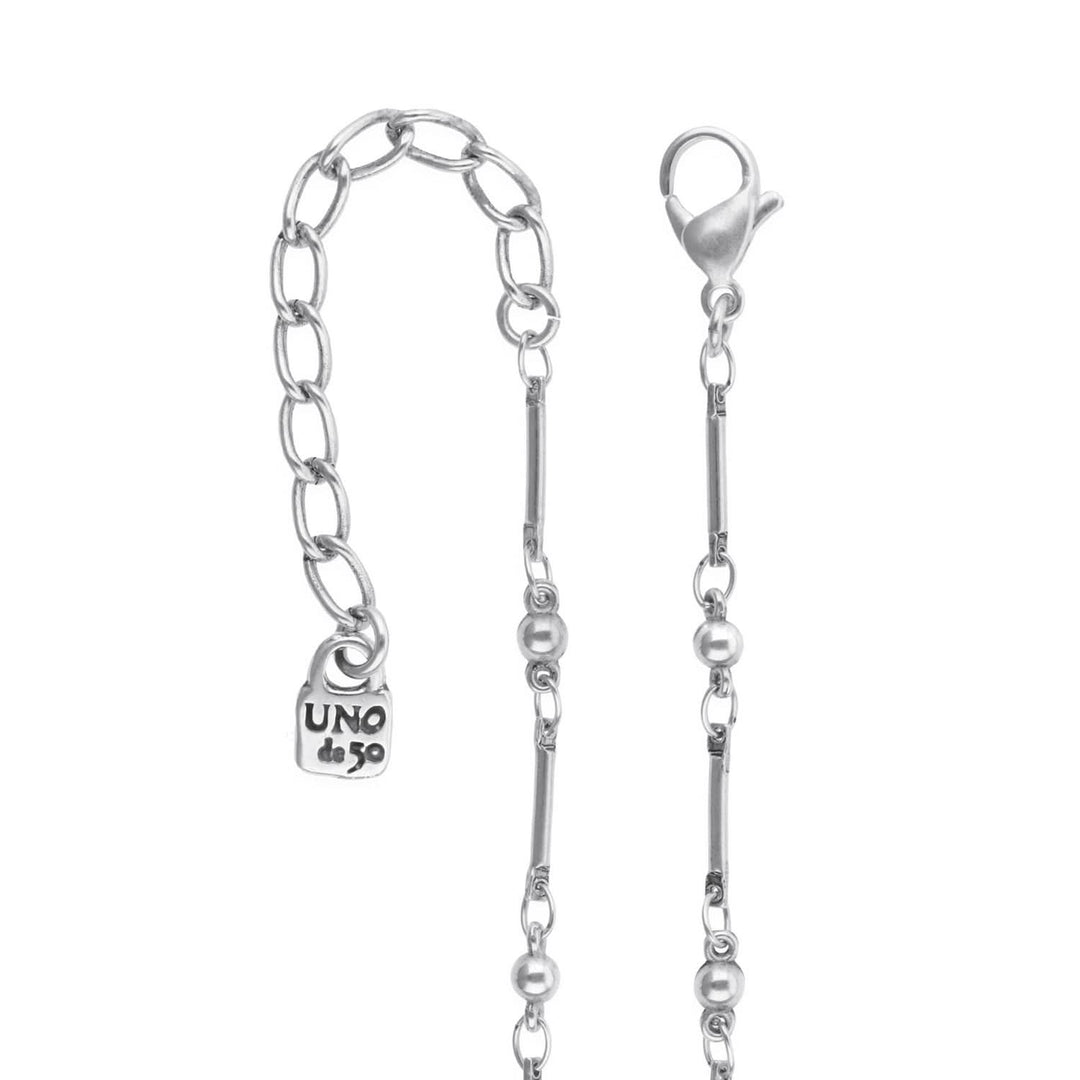 UNOde50 Presagio Silver Plated Necklace COL2082VRDMTL