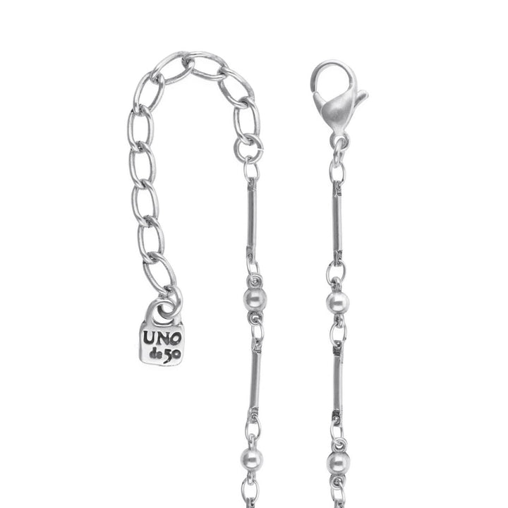 UNOde50 Presagio Silver Plated Necklace COL2082VRDMTL