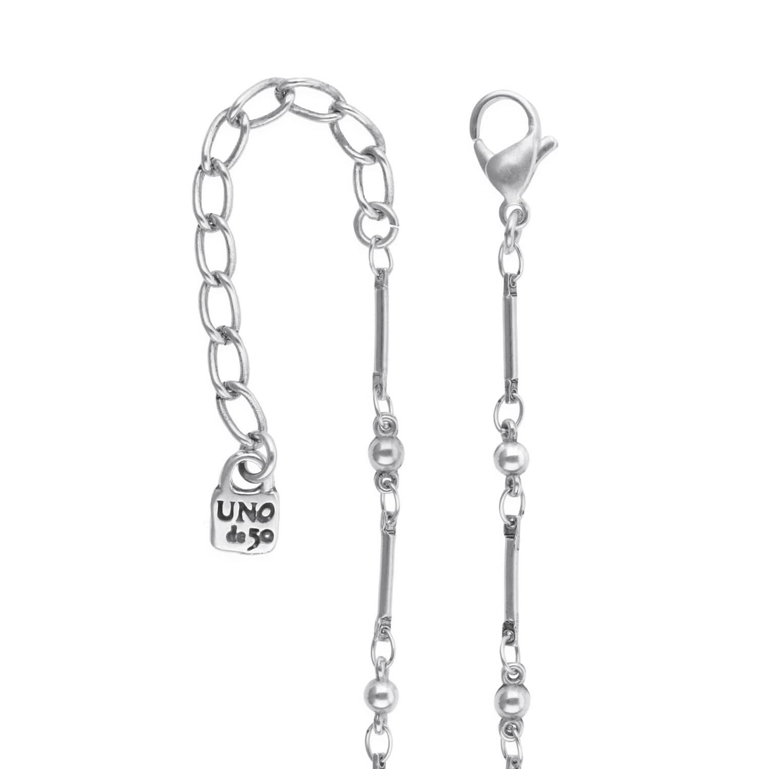UNOde50 Presagio Silver Plated Necklace COL2082VRDMTL