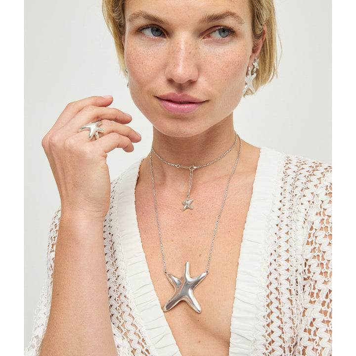 UNOde50 Starborn Silver Plated Necklace COL2085MTL000