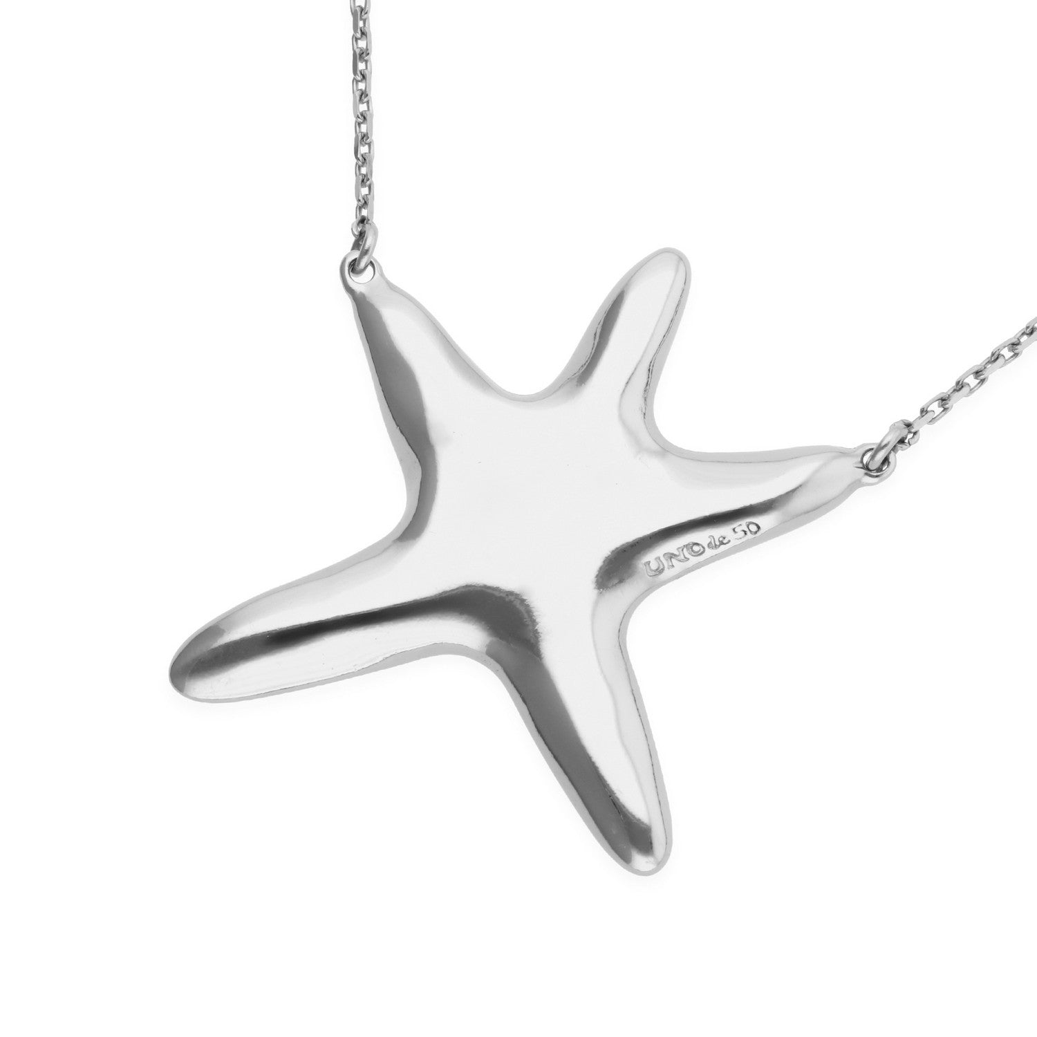 UNOde50 Stellaris Silver Plated Necklace COL2086MTL000