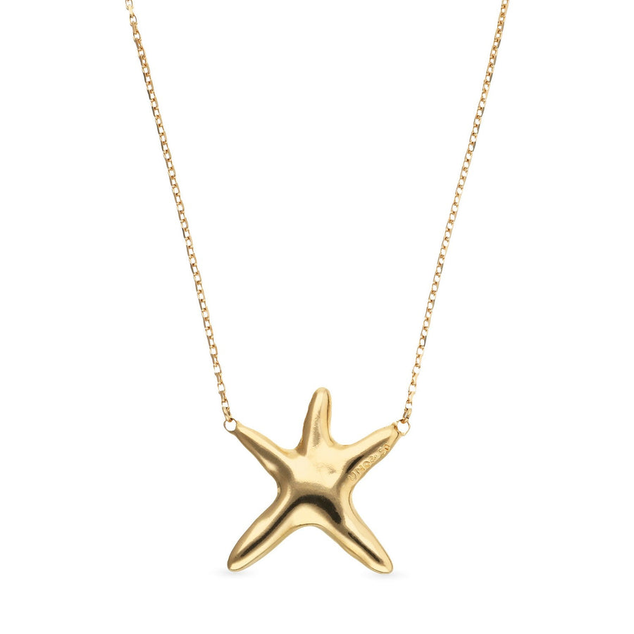 UNOde50 Stellaris 18k Gold Plated Necklace COL2086ORO000