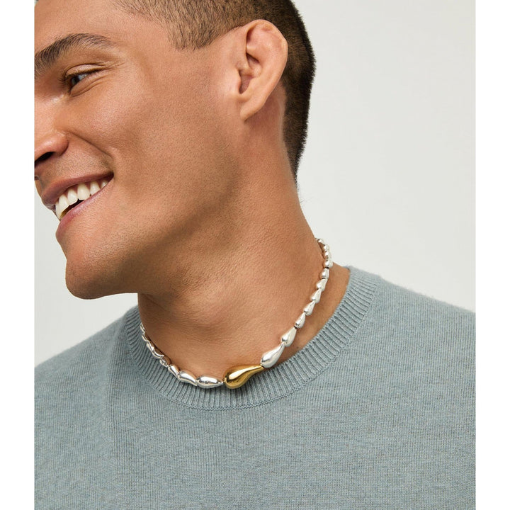 UNOde50 Medelux Gold & Silver Plated Necklace COL2089OROMTL
