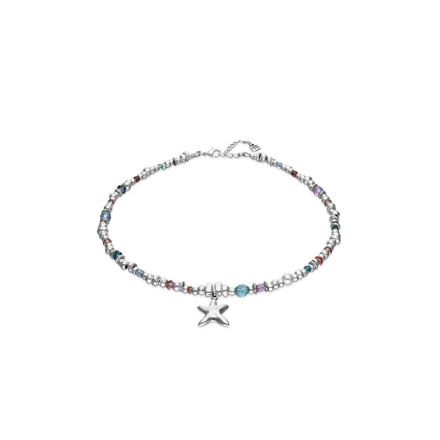 UNOde50 Prisma Silver Plated Necklace COL2095MCLMTL