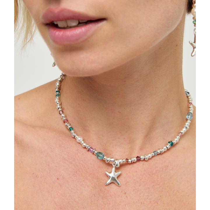 UNOde50 Prisma Silver Plated Necklace COL2095MCLMTL