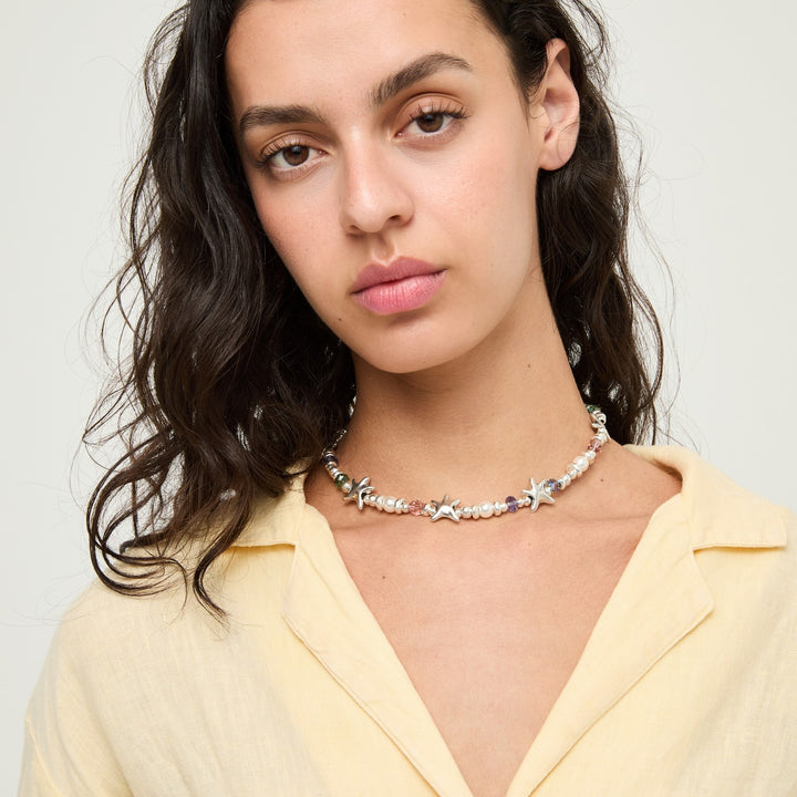 UNOde50 Espectro Silver Plated Necklace COL2097MCLMTL