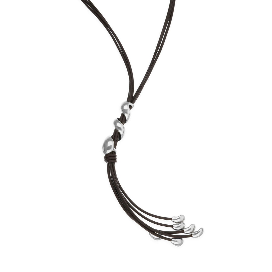 UNOde50 Radix Silver Plated Necklace COL2099MARMTL