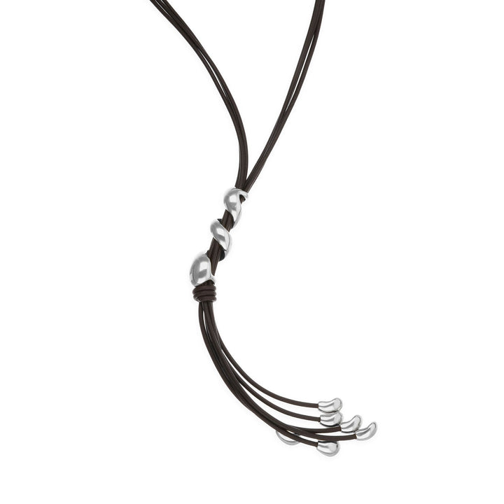 UNOde50 Radix Silver Plated Necklace COL2099MARMTL