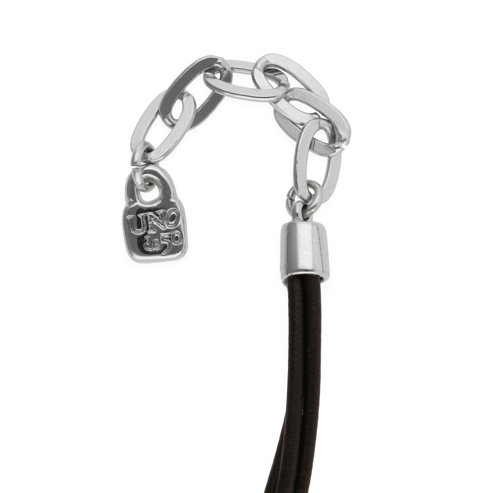 UNOde50 Radix Silver Plated Necklace COL2099MARMTL