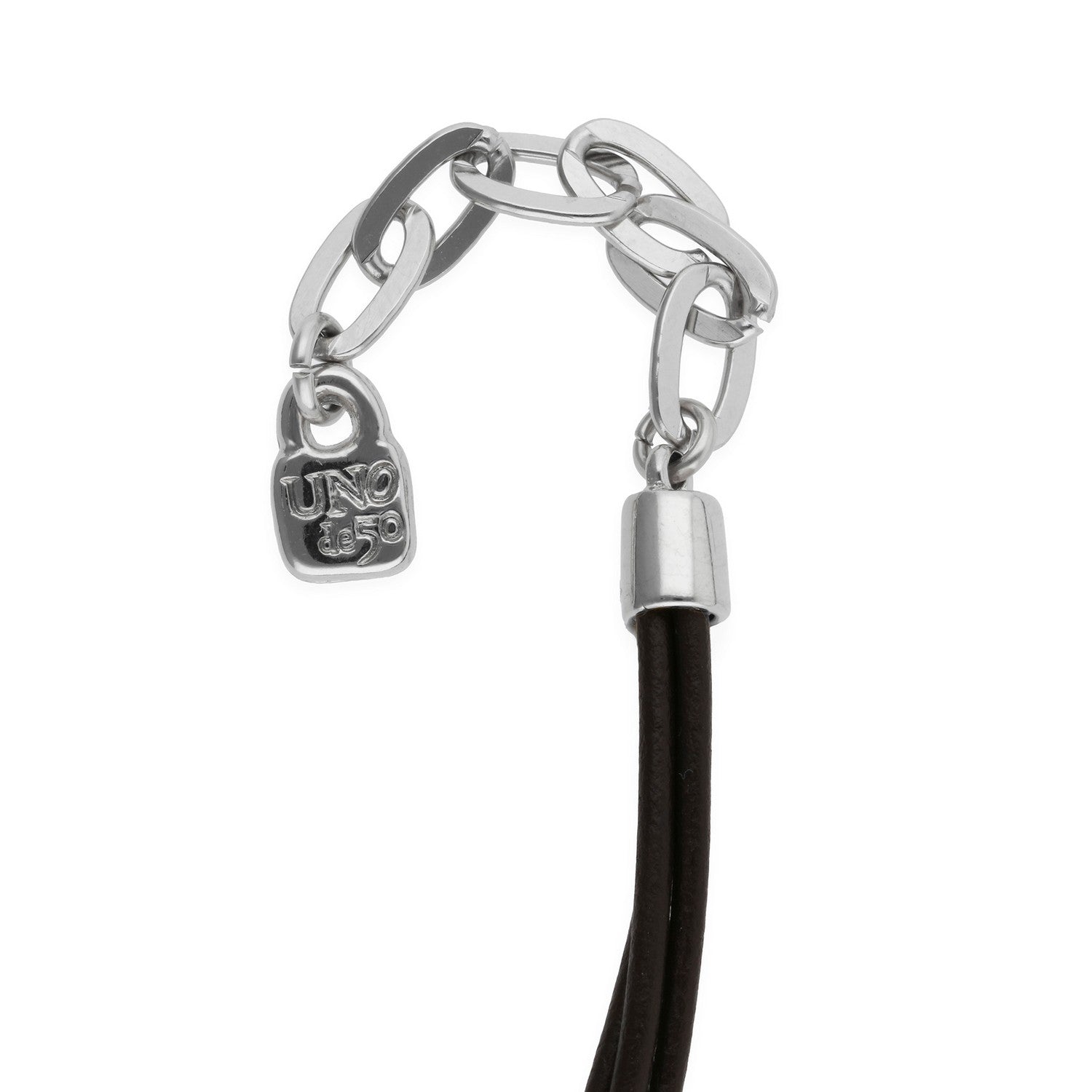 UNOde50 Radix Silver Plated Necklace COL2099MARMTL