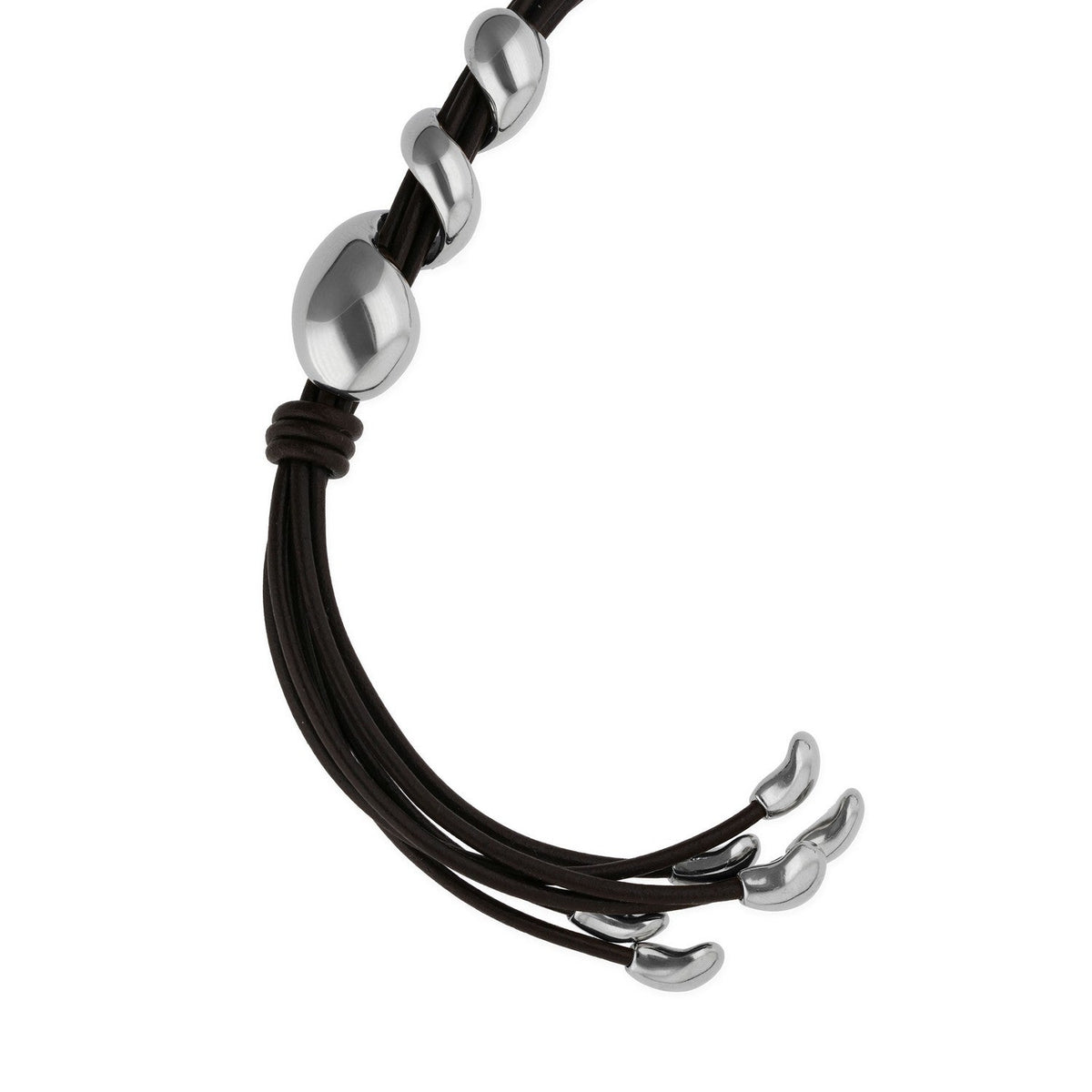 UNOde50 Radix Silver Plated Necklace COL2099MARMTL