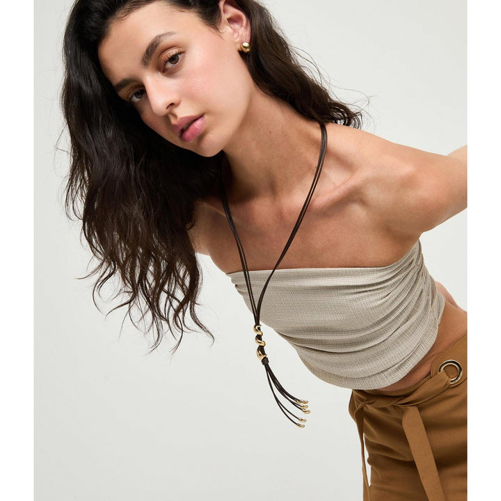 UNOde50 Radix 18k Gold Plated Necklace COL2099MARORO