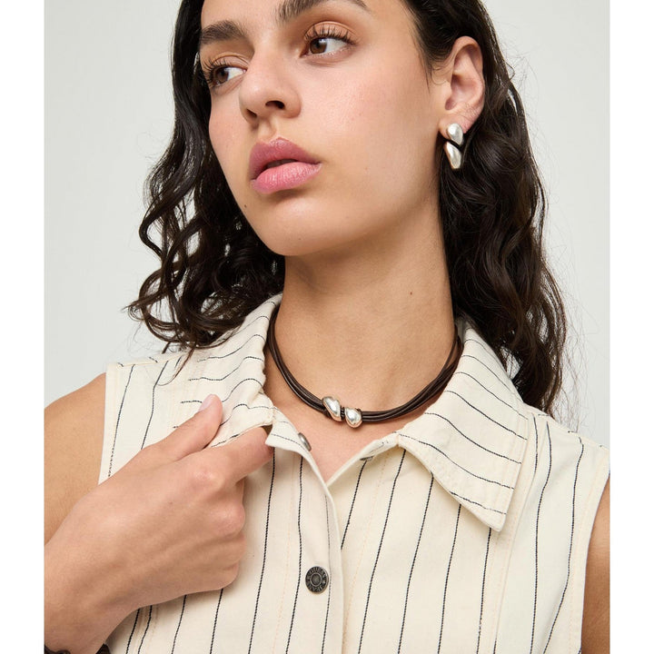 UNOde50 Essentia Silver Plated Necklace COL2102MARMTL