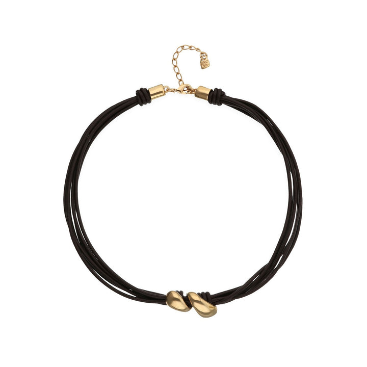 UNOde50 Essentia 18k Gold Plated Necklace COL2102MARORO
