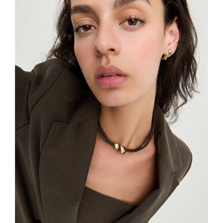 UNOde50 Essentia 18k Gold Plated Necklace COL2102MARORO
