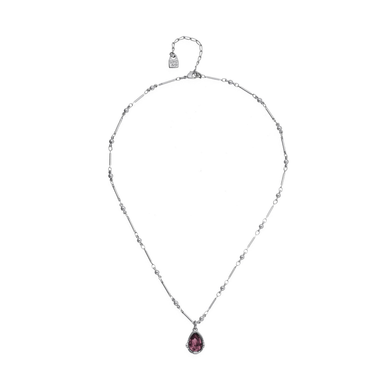 UNOde50 Presagio Silver Plated Necklace COL2104RSAMTL
