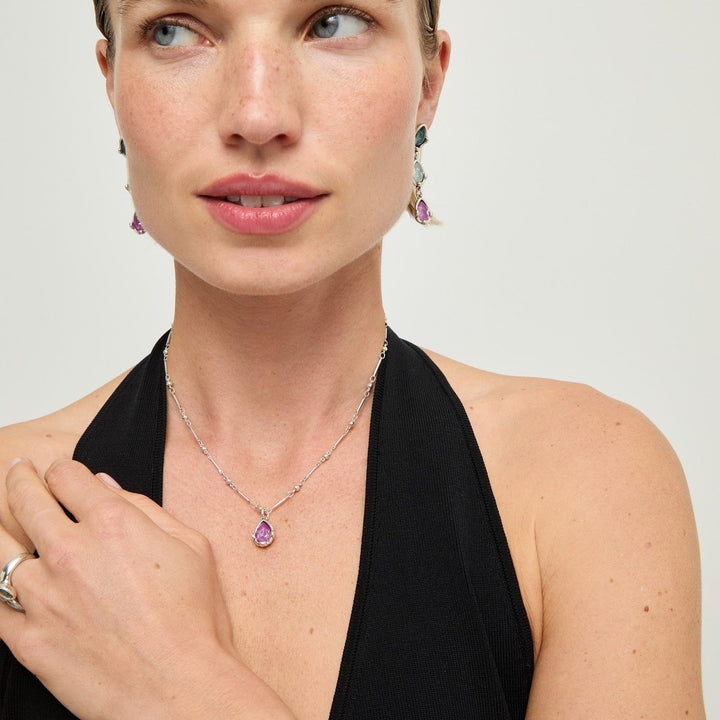 UNOde50 Presagio Silver Plated Necklace COL2104RSAMTL
