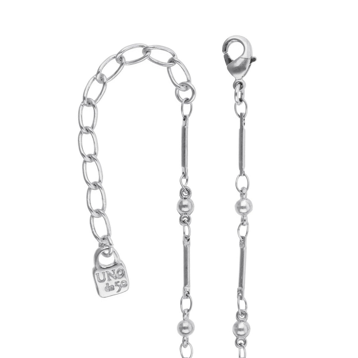 UNOde50 Presagio Silver Plated Necklace COL2104VRDMTL