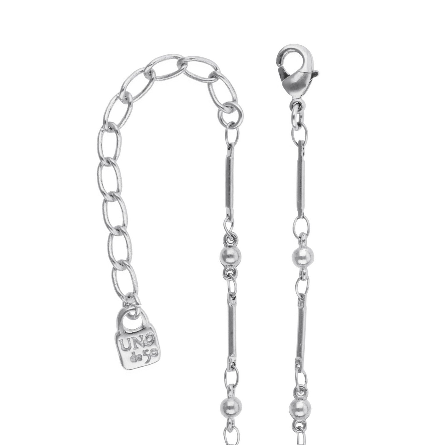 UNOde50 Presagio Silver Plated Necklace COL2104VRDMTL