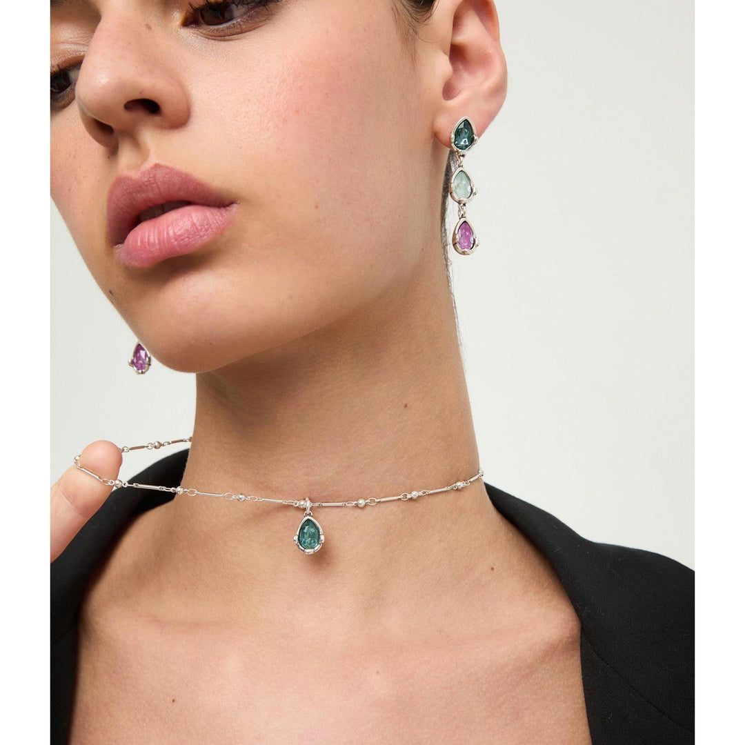 UNOde50 Presagio Silver Plated Necklace COL2104VRDMTL