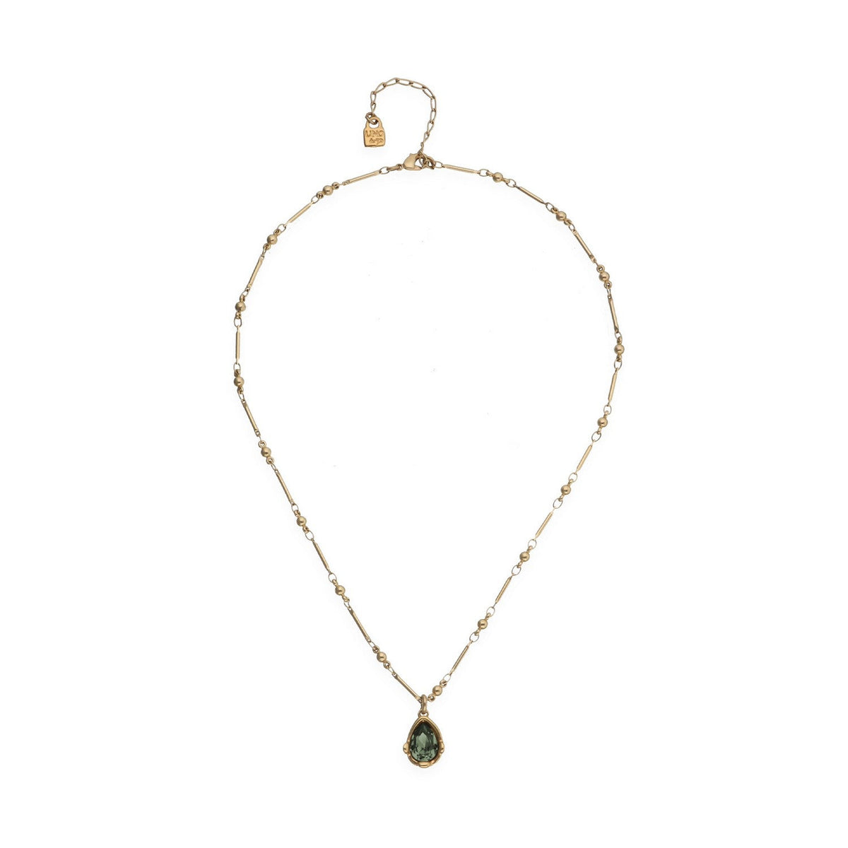 UNOde50 Presagio 18k Gold Plated Necklace COL2104VRDORO