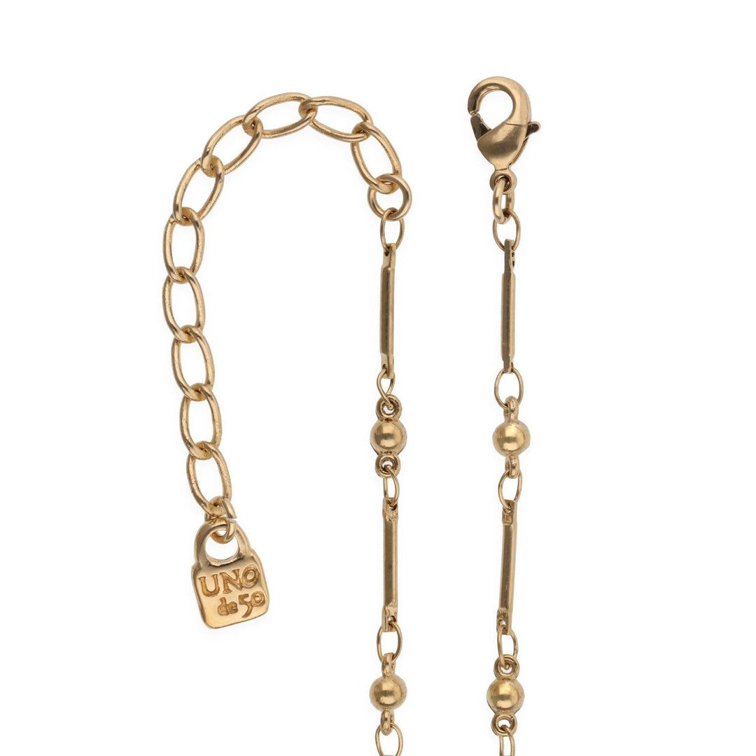 UNOde50 Presagio 18k Gold Plated Necklace COL2104VRDORO