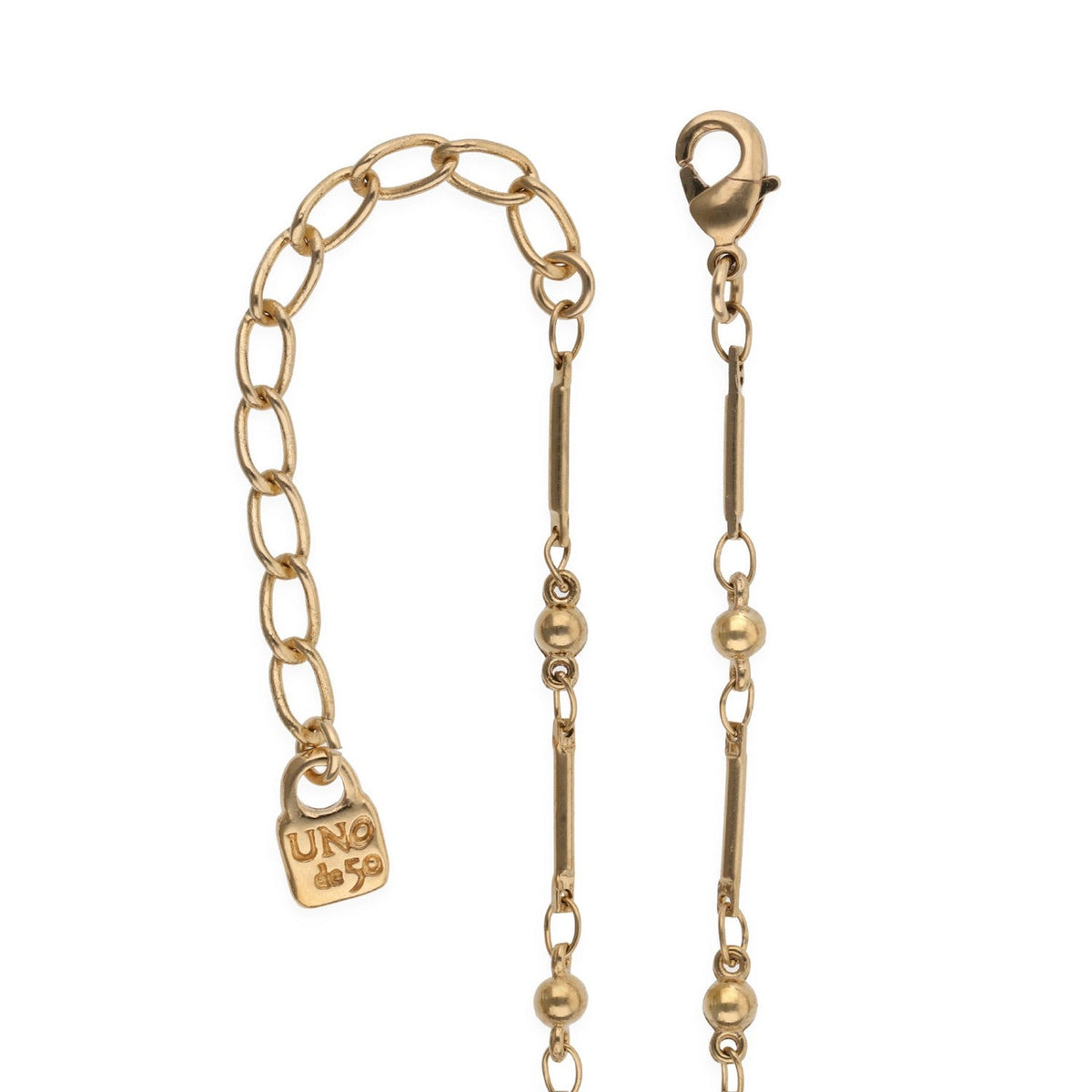 UNOde50 Presagio 18k Gold Plated Necklace COL2104VRDORO