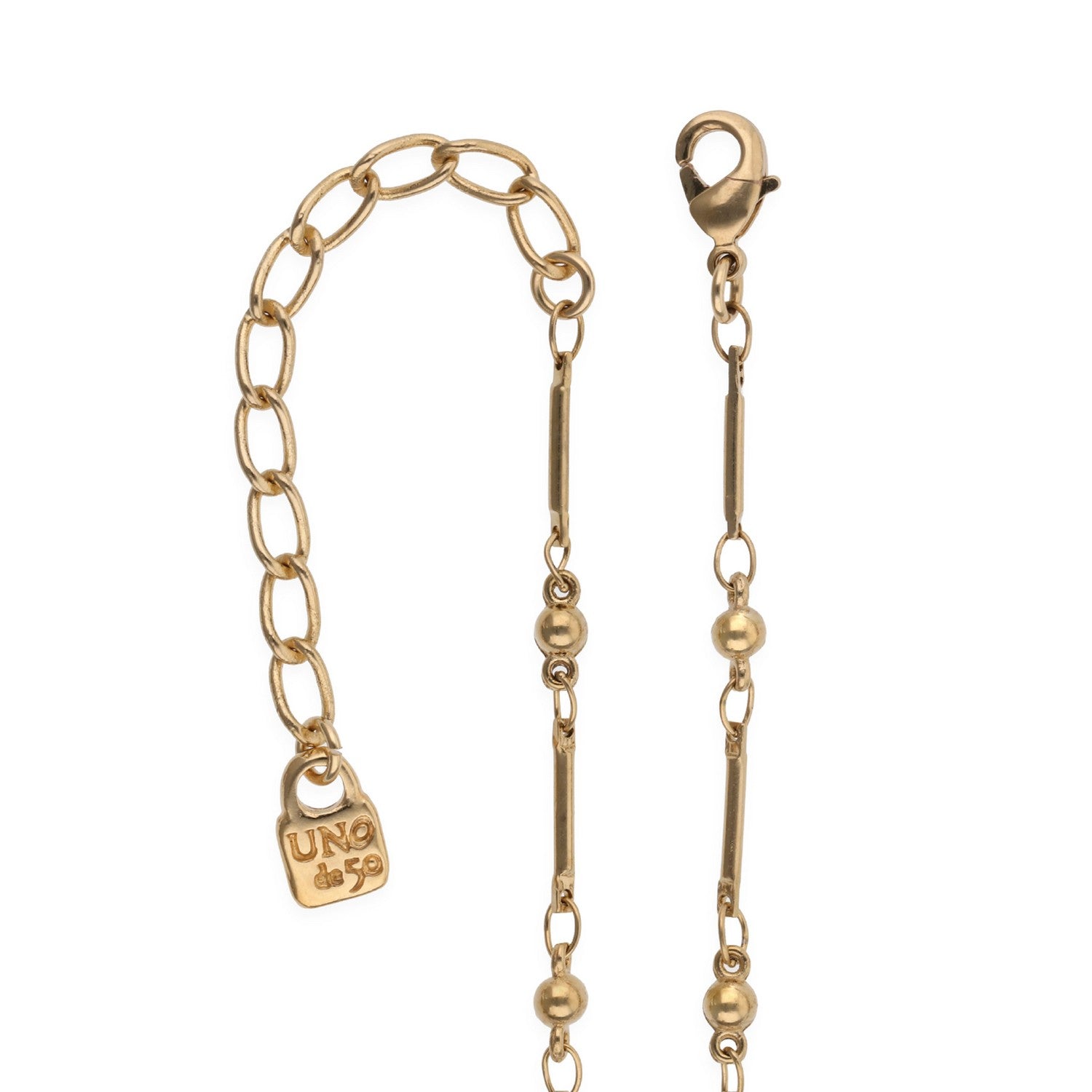 UNOde50 Presagio 18k Gold Plated Necklace COL2104VRDORO