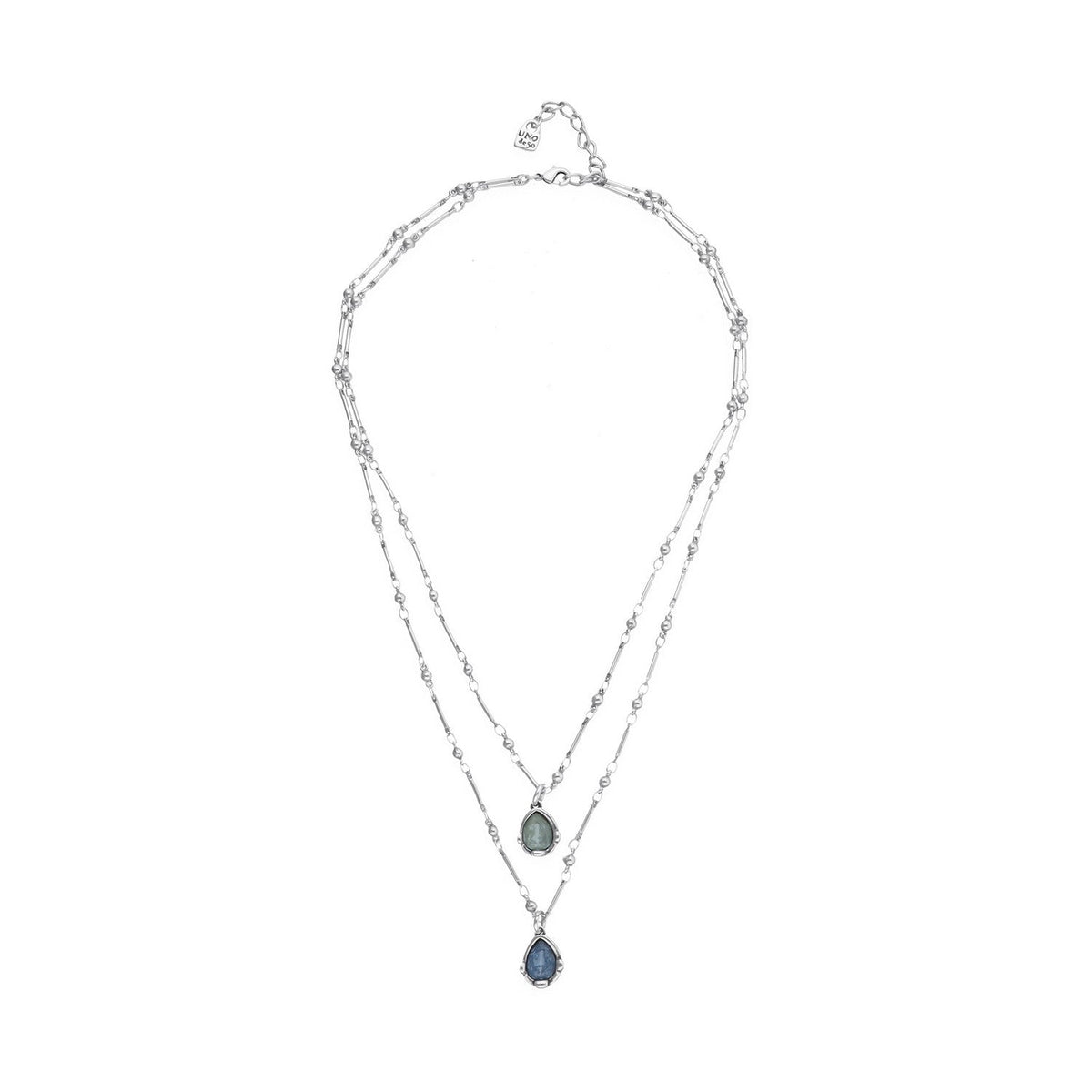 UNOde50 Presagio Silver Plated Necklace COL2105AZUMTL