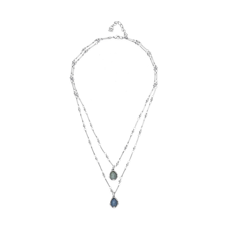 UNOde50 Presagio Silver Plated Necklace COL2105AZUMTL