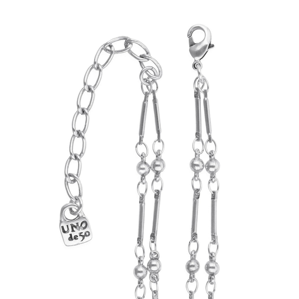 UNOde50 Presagio Silver Plated Necklace COL2105AZUMTL