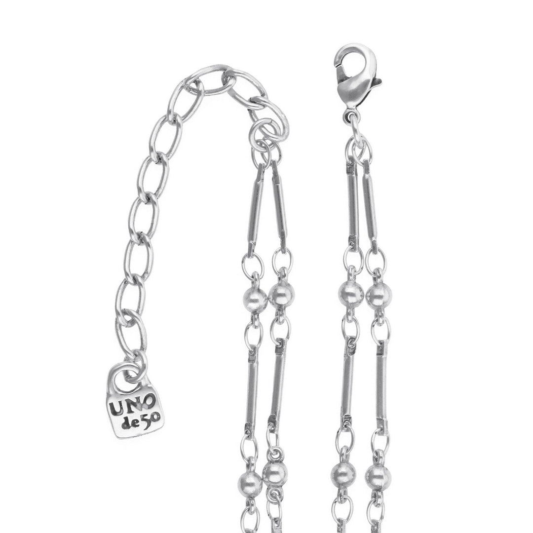 UNOde50 Presagio Silver Plated Necklace COL2105AZUMTL