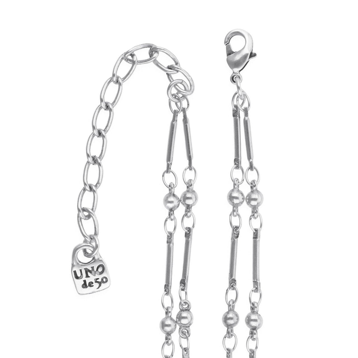 UNOde50 Presagio Silver Plated Necklace COL2105AZUMTL