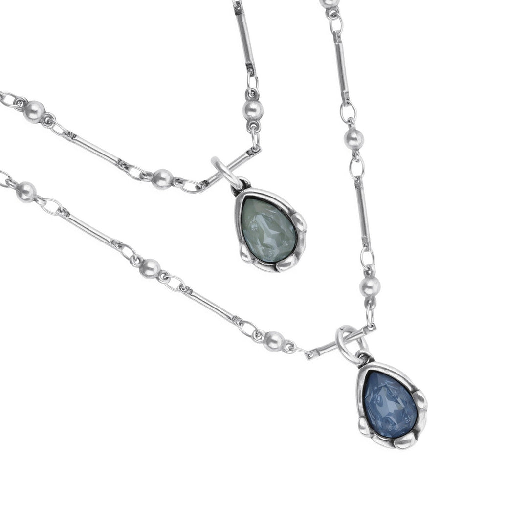UNOde50 Presagio Silver Plated Necklace COL2105AZUMTL