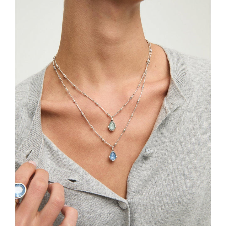 UNOde50 Presagio Silver Plated Necklace COL2105AZUMTL