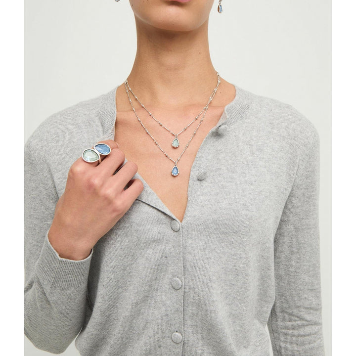 UNOde50 Presagio Silver Plated Necklace COL2105AZUMTL