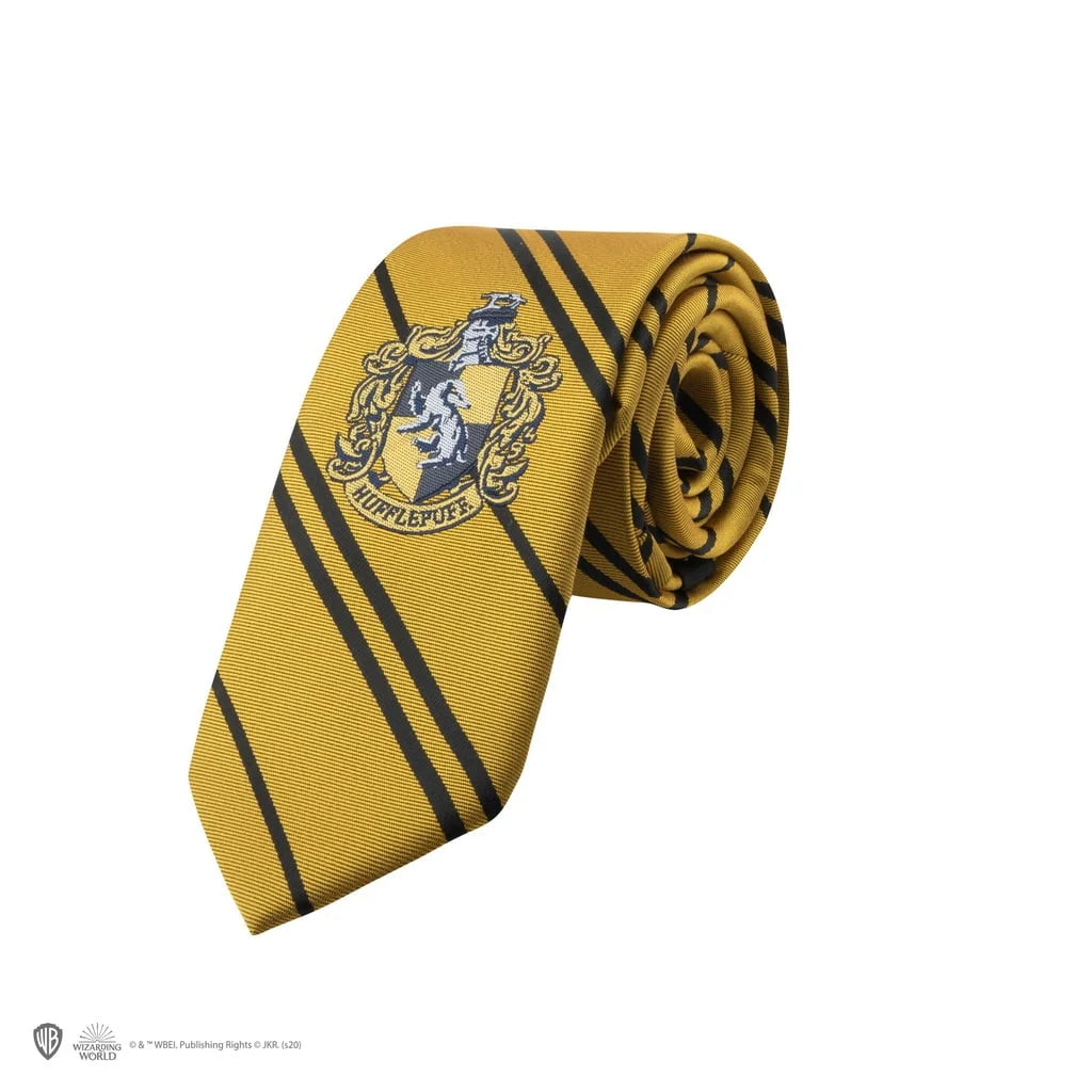 Harry Potter Necktie Kids Hufflepuff woven logo CR1144