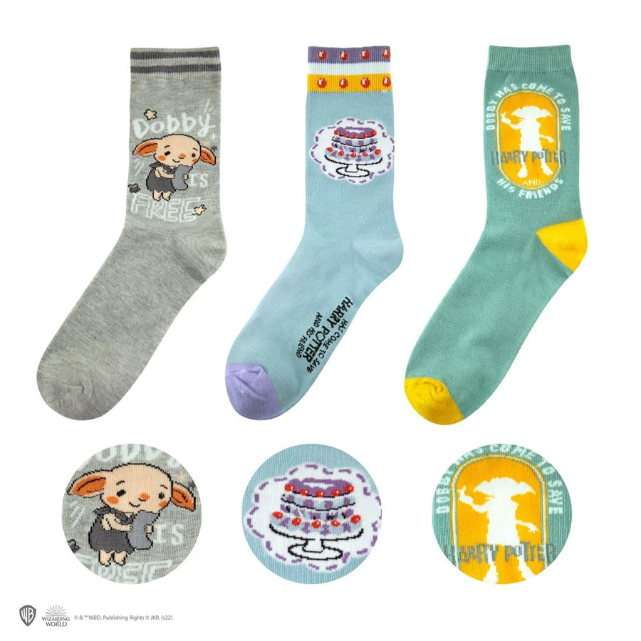 Harry Potter Socks Set of 3 Dobby CR1603