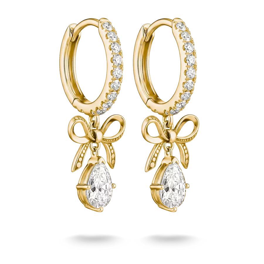 Thomas Sabo 18k Gold Plated Classic Earrings CR749-M01-14