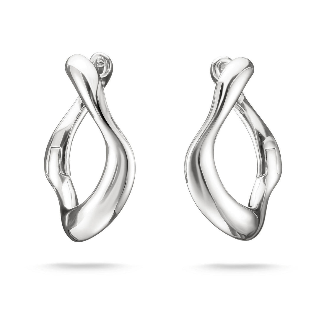 Thomas Sabo Sterling Silver Bold Elegance Hoop Earring CR754-001-21
