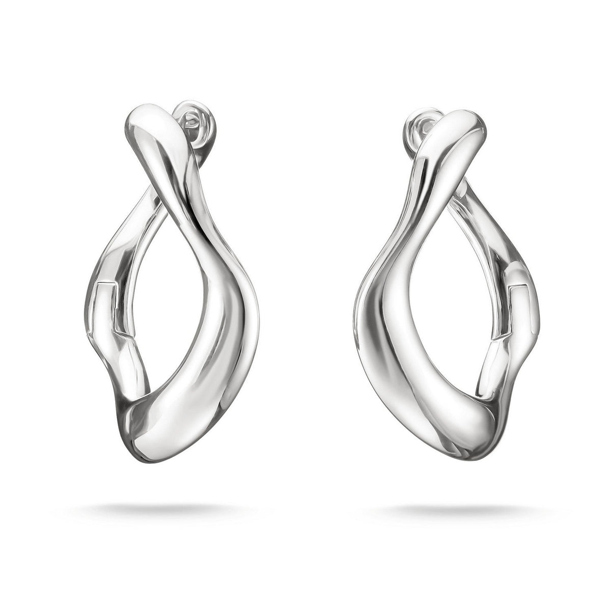 Thomas Sabo Sterling Silver Bold Elegance Hoop Earring CR754-001-21