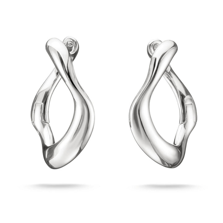 Thomas Sabo Sterling Silver Bold Elegance Hoop Earring CR754-001-21