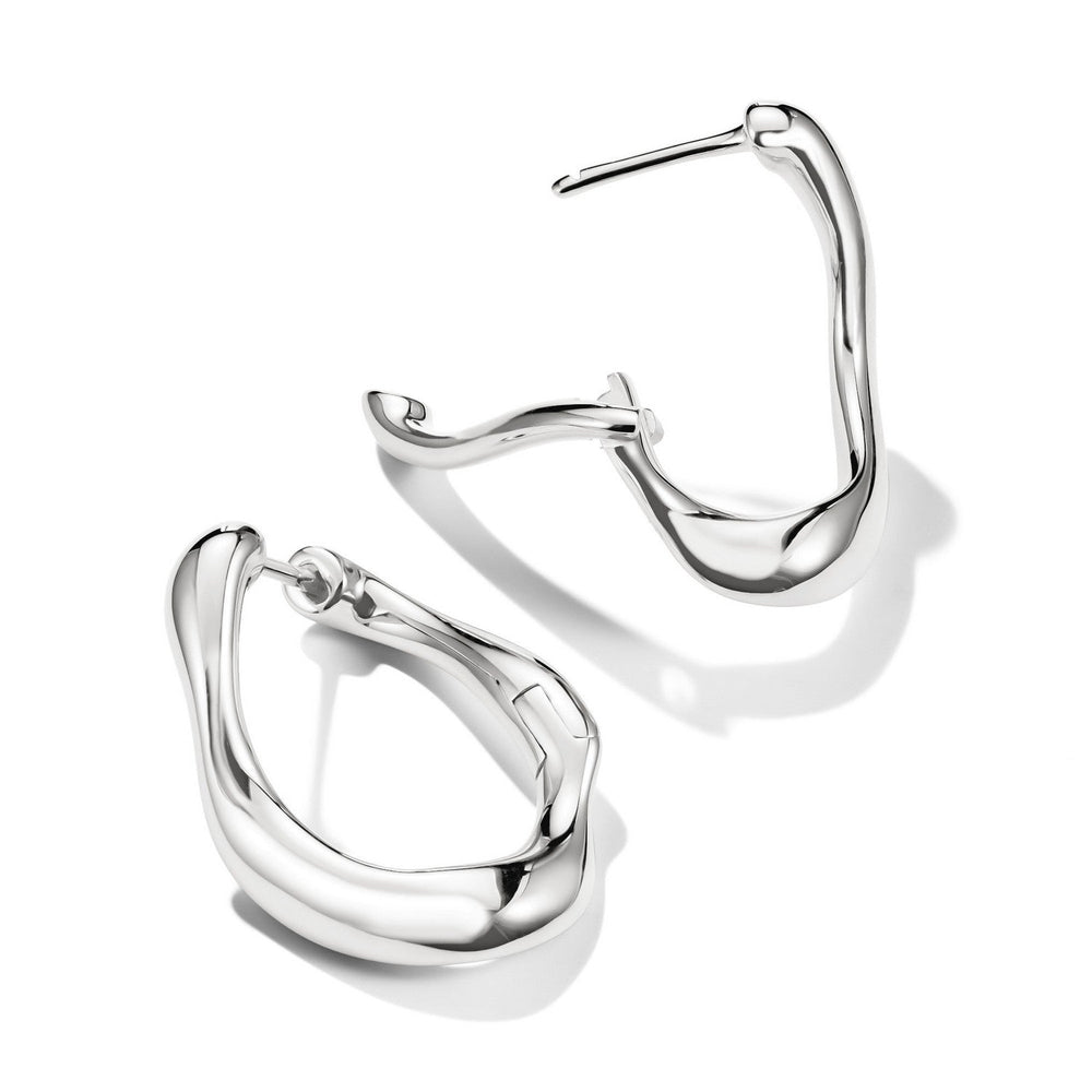 Thomas Sabo Sterling Silver Bold Elegance Hoop Earrings CR754-001-21
