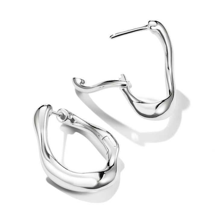 Thomas Sabo Sterling Silver Bold Elegance Hoop Earring CR754-001-21