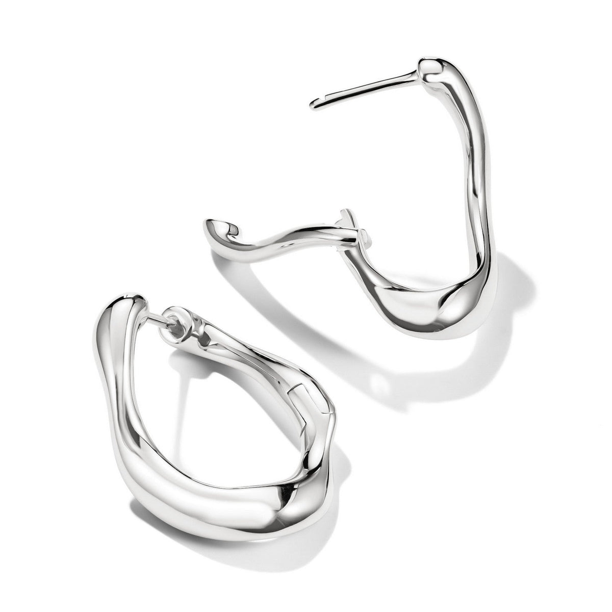 Thomas Sabo Sterling Silver Bold Elegance Hoop Earring CR754-001-21