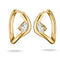 Thomas Sabo 18k Gold Plated Fluid Elegance Hoop Earring CR763-M01-14