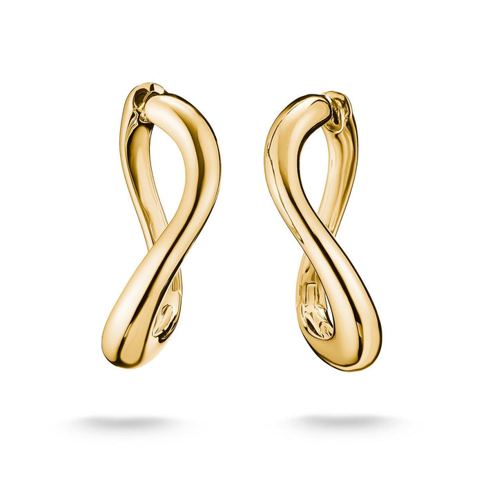 Thomas Sabo 18k Gold Plated Fluid Elegance Hoop Earring CR764-M01-39