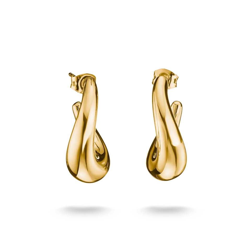 Thomas Sabo 18k Gold Plated Classic Earrings CR768-M01-39
