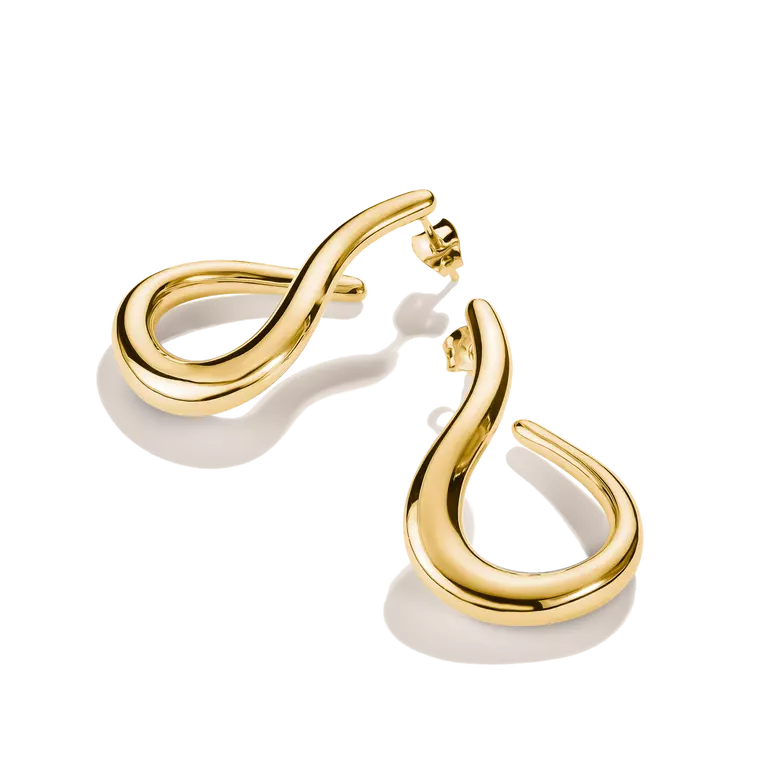 Thomas Sabo 18k Gold Plated Classic Hoop Earrings CR769-M01-39